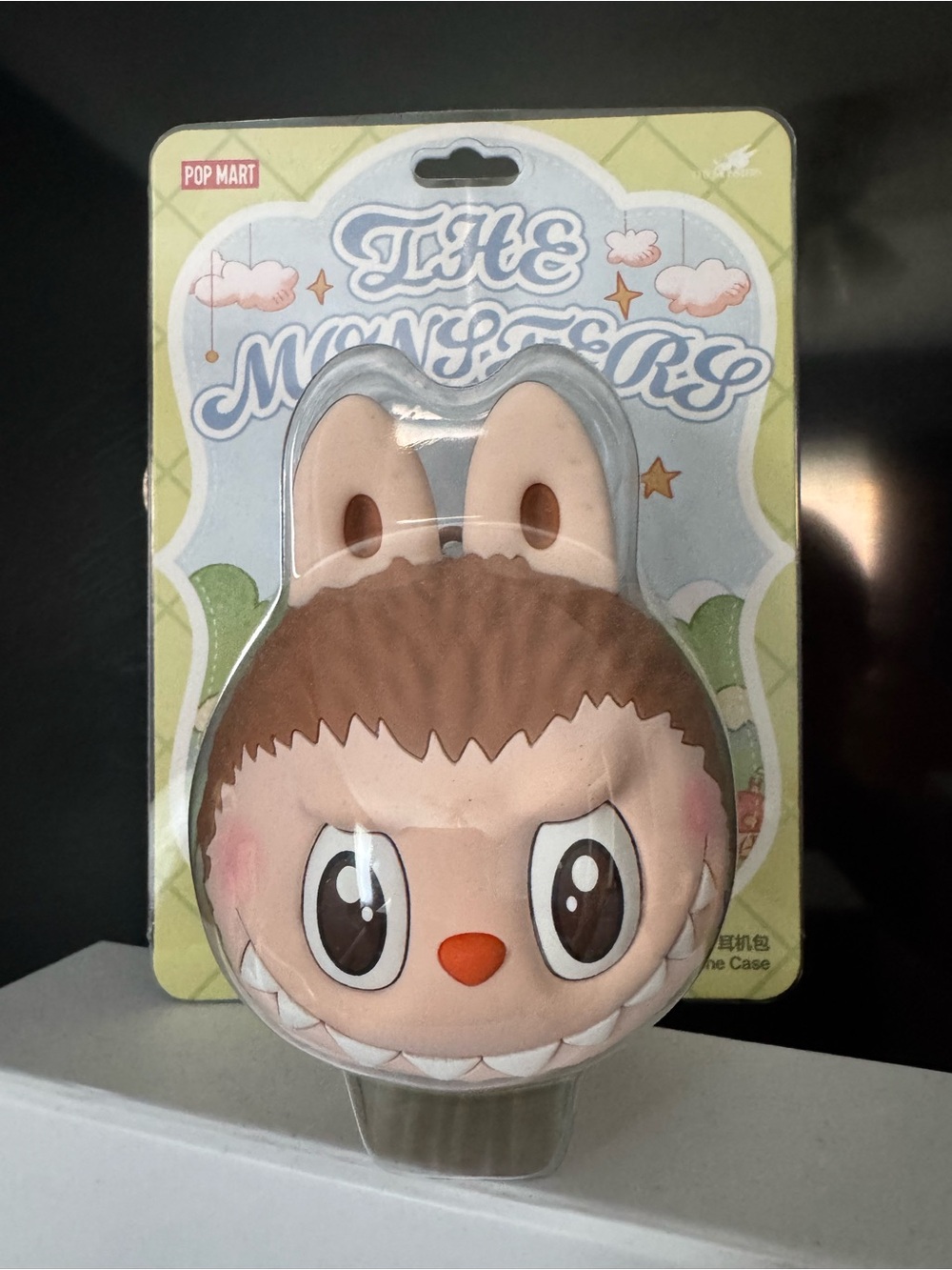 Pop Mart LABUBU Originals-Brown Silicone Earphone Bag
